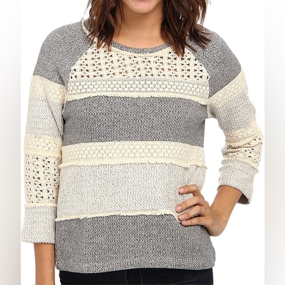 Lucky Lotus Knit Crewneck Sweater